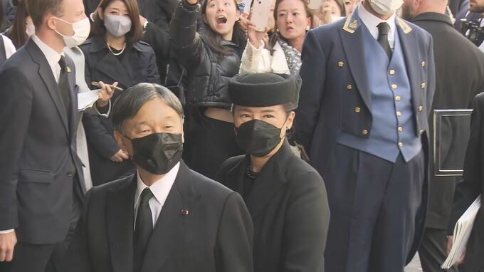 天皇皇后両陛下、エリザベス女王の国葬で“誰と”言葉を交わされた？通訳も側近も無しで「国際交流」|TBS NEWS DIG