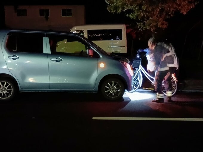 現場付近には信号機や横断歩道なし　高齢男性が意識不明で搬送　国道で軽乗用車が道路横断中の自転車と衝突（山形・河北町）|TBS NEWS DIG