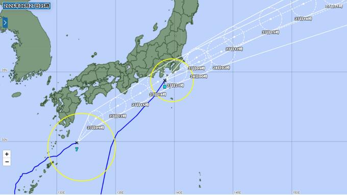【今どこ？】台風8号関東にかなり接近、上陸のおそれ　台風7号も夜にかけて接近　昨夜の地震でリスク上昇　土砂災害に警戒を【最新進路】|TBS NEWS DIG