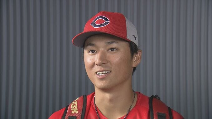 カープ佐々木泰　大谷翔平の打球に驚愕「飛距離が全然違う」 鈴木誠也「気軽に連絡していいよ」　侍ジャパンで初アーチ　一問一答|TBS NEWS DIG