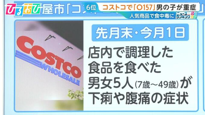 コストコで「O157」男児1人重症　6月から急増する「 細菌性食中毒」対策は【ひるおび】|TBS NEWS DIG