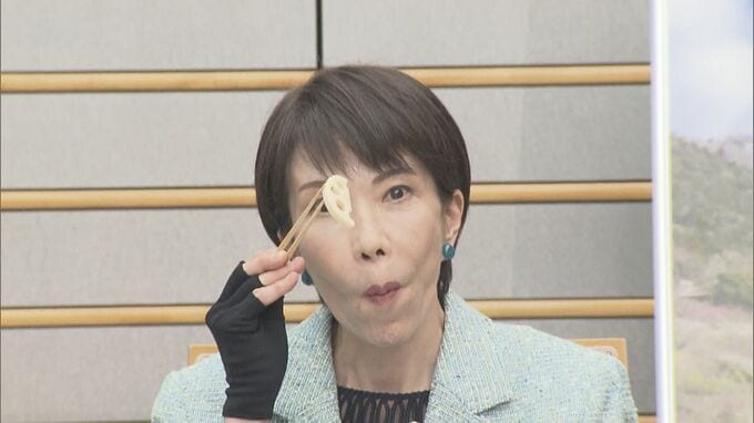 高市総理　れんこんの穴にちなみ「経済の予見可能性高める」　筑波山梅まつり・土浦れんこん関係者らの表敬受け