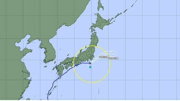 【台風情報】東京首都圏や東北にも影響...台風6号(チャンミー)　このあとの勢力と進路を詳しく　最大瞬間風速35メートル予想　　今後の全国の天気を画像で　気象庁　　|　山形のニュース│TUYテレビユー山形