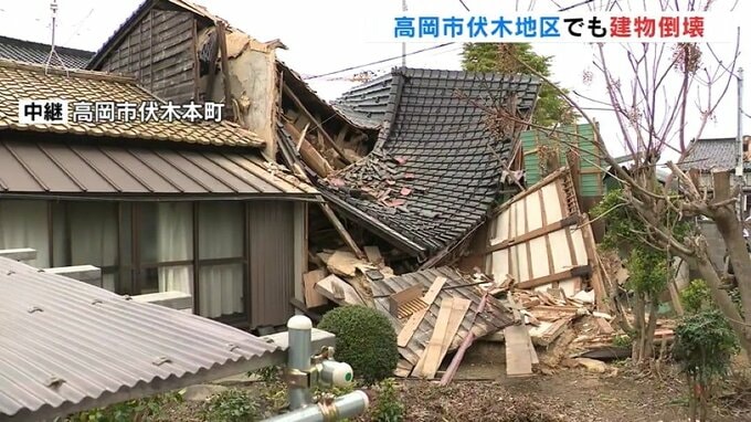 【地震】富山県内の重軽傷者は36人 家屋の倒壊など建物被害は57件【3日正午更新】|TBS NEWS DIG