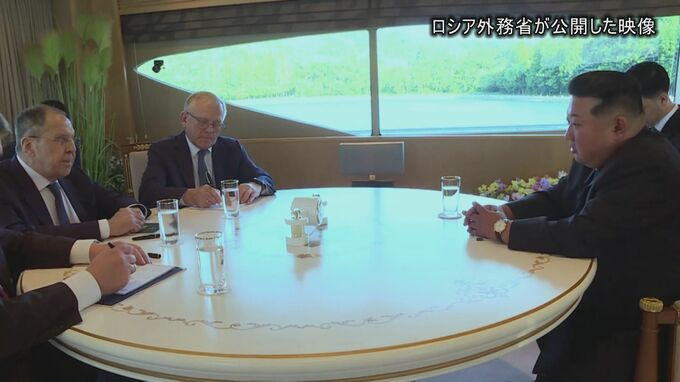 ロシア・ラブロフ外相が金正恩総書記と会談 プーチン大統領が「近い将来」の首脳会談を期待と伝える　開業したばかりの北朝鮮東部のビーチリゾートで