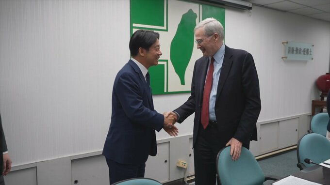 「台湾海峡の平和と安全を共に維持することを期待」 アメリカ代表団が頼次期総統や蔡総統と会談