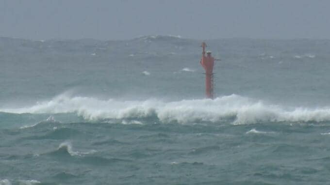 【台風18号】猛烈な勢力で八重山地方に波浪警報　海の便に欠航も|TBS NEWS DIG