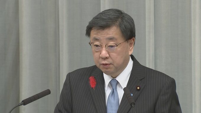 「平和条約交渉の展望を申し上げられる状況にない」　北方領土問題めぐり松野官房長官