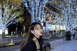 【ダレノガレ明美】イルミネーション前で「街が少しずつクリスマスになってきたね」　コートとミニでスマートにポーズ|TBS NEWS DIG