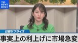 日銀サプライズ 事実上の利上げに市場急変【Bizスクエア】|TBS NEWS DIG
