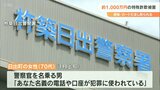 高齢女性が1千万円の特殊詐欺被害 複数の通帳やカードだまし取られ引き出される 大分 | 大分のニュース|OBS NEWS|大分放送