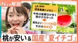 今年の桃が安くて甘い！　最高金賞受賞の“過疎地域”が作る夏イチゴとは【Nスタ解説】|TBS NEWS DIG