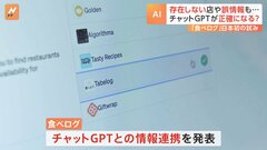 食べログがチャットGPTと日本“初”の試み　“誤情報多い”チャットGPTが正確に？予約情報の連携を開始| TBS CROSS DIG with Bloomberg