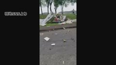 インドネシア 小型機が市街地に墜落　搭乗の3人死亡| TBS CROSS DIG with Bloomberg