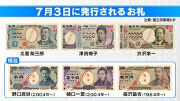 「新紙幣」7月3日の発行で変わること　新旧比べてわかりやすく解説「数字は大きく」「ホログラムも進化」「識別マークは斜線に」|TBS NEWS DIG