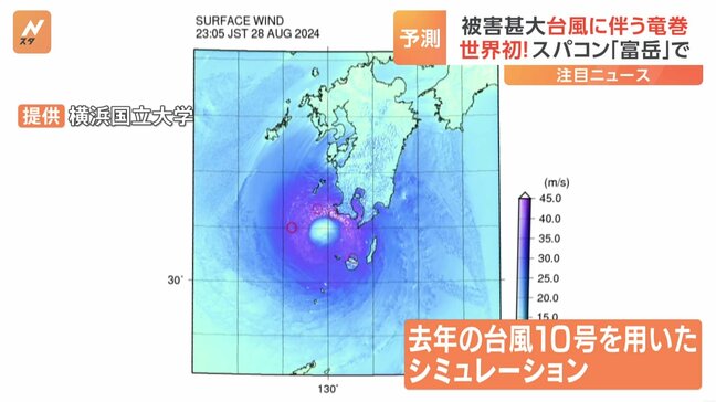 台風に伴う竜巻を予測する世界初の技術　スパコン「富岳」活用で可能に|TBS NEWS DIG