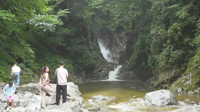 甲斐駒ヶ岳を源流とする日本名水100選にも選ばれる清流　尾白川渓谷 千ヶ淵　山梨・北杜市|TBS NEWS DIG