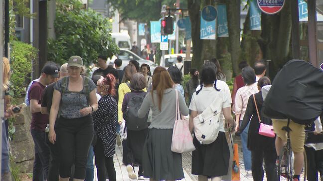 金沢で一時全国3番目の暑さ 今年初の真夏日も40分後には気温10度近く下がる|TBS NEWS DIG