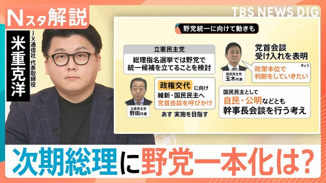 自公連立解消で広がる影響…選挙に痛手？自民党が公明党選挙区に候補擁立検討　野党も総理指名選挙に向け動きも【Nスタ解説】|TBS NEWS DIG