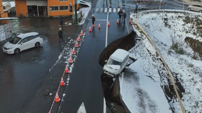 【最新被害状況まとめ・写真あり】人的被害・建物被害・火事・国道陥没の事故…　交通情報や断水・停電情報　休校・臨時休業の情報も【青森県八戸市で最大震度6強の地震】（9日午後2時時点）|TBS NEWS DIG
