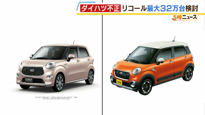 ダイハツでリコール検討『２車種約３２万台』側面衝突時に外からロック解除不可おそれ|TBS NEWS DIG