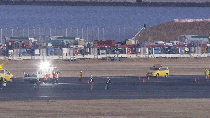 海保機の撤去作業終了　羽田航空機事故　警視庁は今後、滑走路脇で検証|TBS NEWS DIG