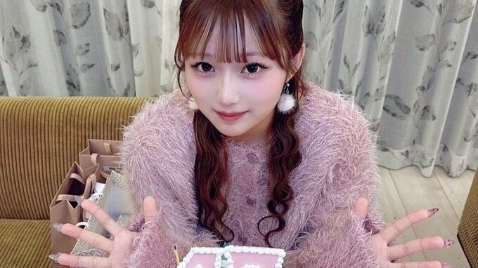【 希空 】バースデーケーキを披露「大好きなキティちゃんと希空のキャラクターが乗ってた！！」|TBS NEWS DIG