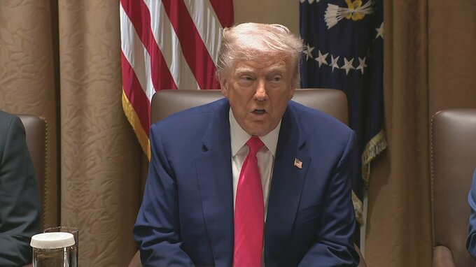 トランプ大統領 各国との関税交渉不調なら一時停止の相互関税上乗せ分税率を再び課税する可能性|TBS NEWS DIG