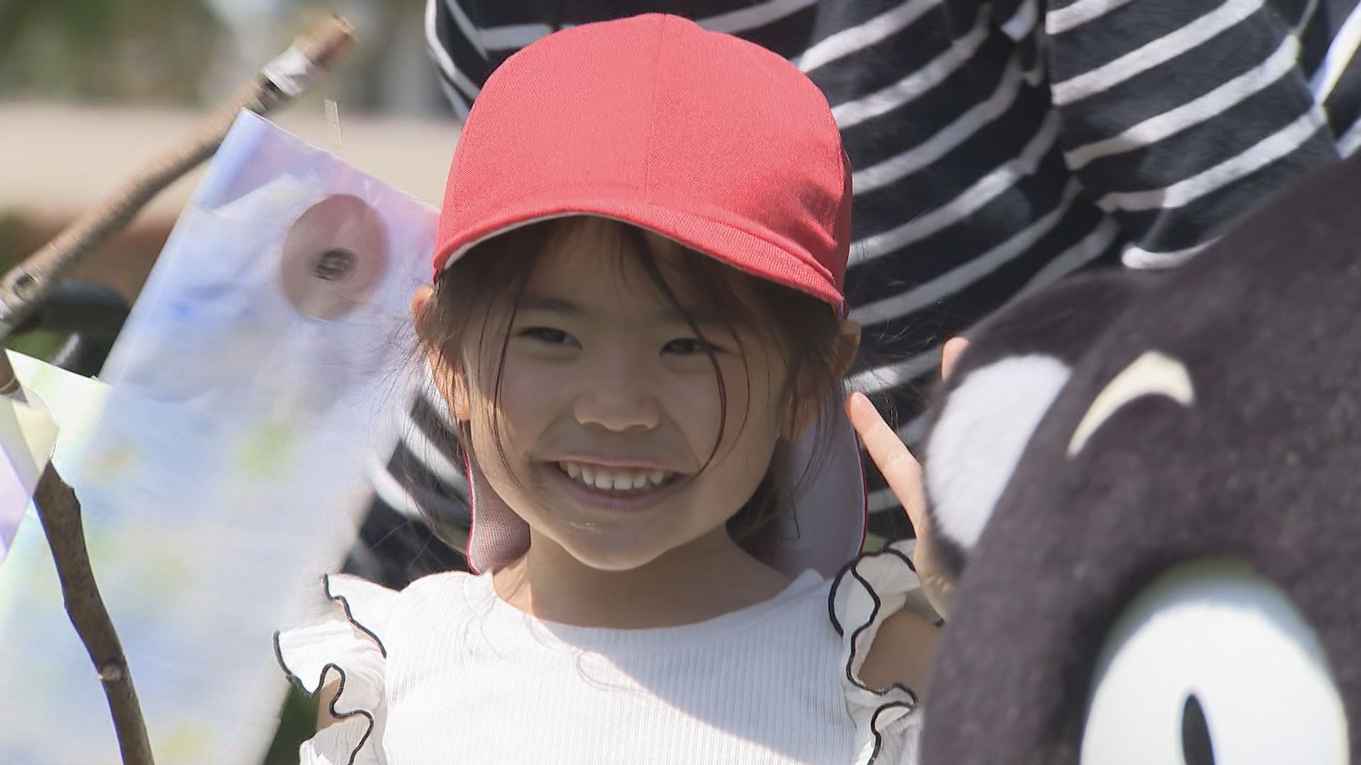 くまモンと園児80人が「こどもの日」をお祝い 「元気いっぱい仲良く