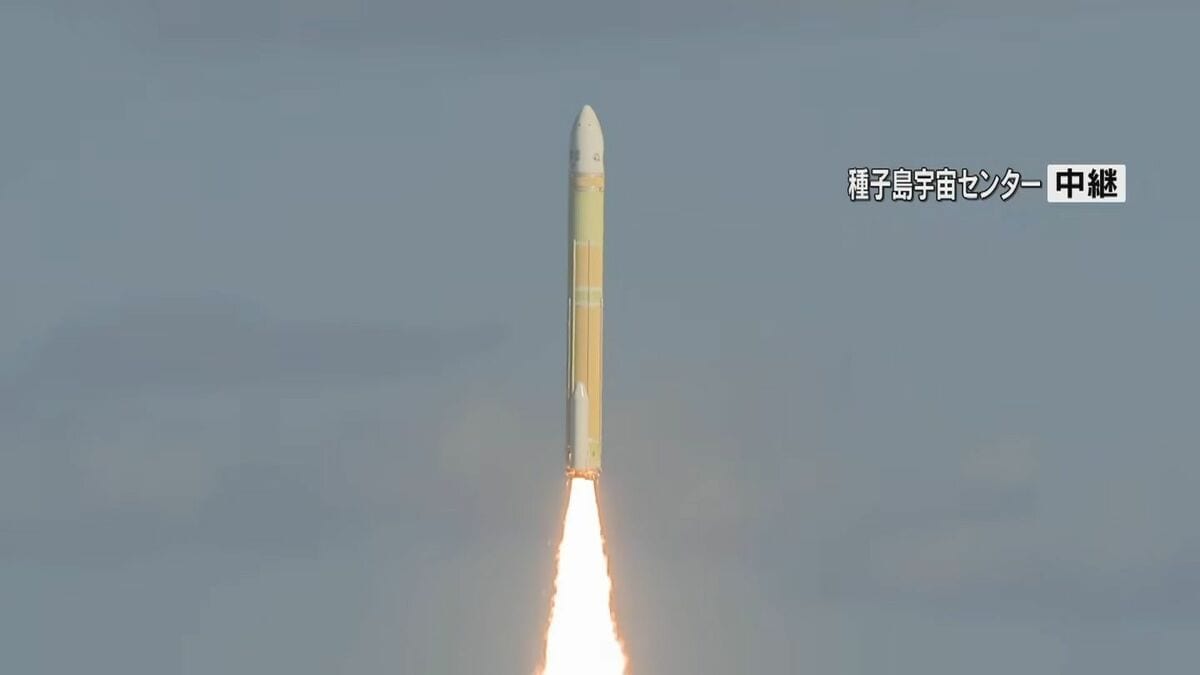 H3ロケット8号機打ち上げ 日本版GPS衛星「みちびき5号機搭載」種子島