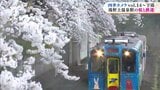 【映像】四季カメラ 湯野上温泉駅のサクラと鉄道(福島県下郷町) | 福島のニュース│TUF