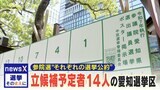 立候補予定者14人の愛知選挙区 “現職と新人それぞれの選挙公約は?”【選挙そのまえに】|TBS NEWS DIG