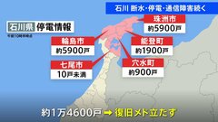 断水・停電・通信障害続く　5万8738戸で断水・約1万4600戸で停電　復旧のメド立たず　能登半島地震から10日目| TBS CROSS DIG with Bloomberg