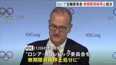 IOC　ロシア五輪委員会を無期限の資格停止に| TBS CROSS DIG with Bloomberg
