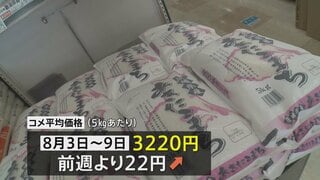コメ平均価格5キロ3220円　7週ぶりに値上がりも最高値から1200円近く値下がり| TBS CROSS DIG with Bloomberg