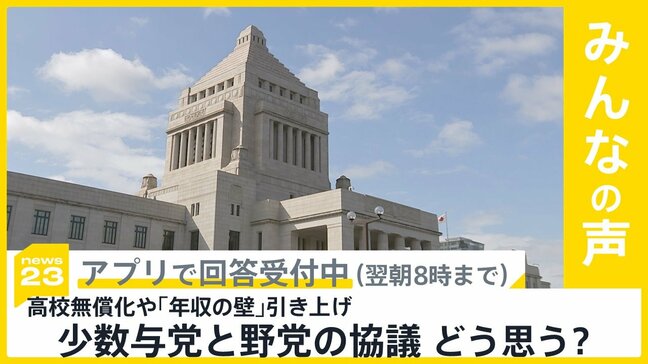 「少数与党」が予算案について野党と協議して妥協点を見つけ出すスタイル あなたはどう思う？【news23】|TBS NEWS DIG