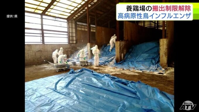 【解除】東北町の養鶏場で「高病原性鳥インフルエンザ」感染確認による半径10km圏内にある2つの養鶏場の搬出制限　車両の消毒地点2か所のうち野辺地町側が閉鎖|TBS NEWS DIG