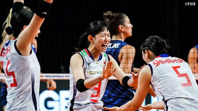 眞鍋ジャパン、世界1位アメリカ撃破！「普通にやっても勝てる相手じゃない」3－0ストレート勝ちで快進撃の4連勝|TBS NEWS DIG