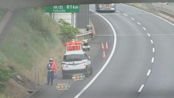 山陽道に原付バイクが進入　後続のトラックが追突　原付運転の男性(88)が大けが　福山東ICの料金所から誤進入か　広島　|　RCC NEWS | 広島ニュース | RCC中国放送