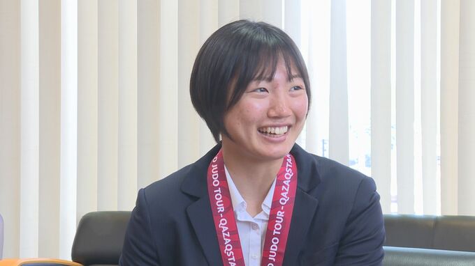 目標はロス五輪金メダル　柔道グランドスラム・カザフスタンで銅メダル　青野南美さん選手市長表敬|TBS NEWS DIG