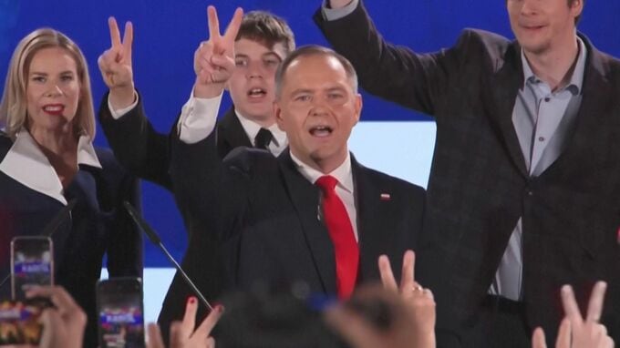 ポーランド大統領選　反EU路線のナブロツキ氏が接戦制す|TBS NEWS DIG