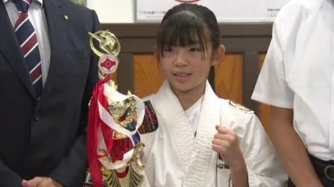 3歳から稽古を積み上げ掴んだ日本一!松山の小5女子空手家が中村知事を訪問、10月の｢連覇｣へ意気込み|TBS NEWS DIG