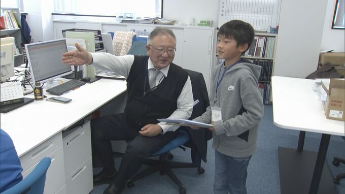 「会社でどんな仕事？」　建設会社でこども参観日　|　BSSニュース | BSS山陰放送
