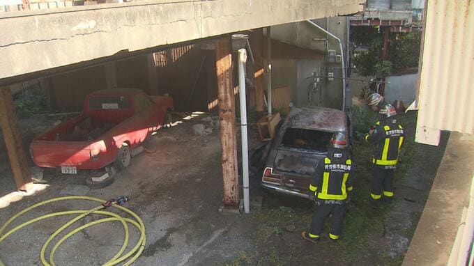 25歳女を放火容疑で再逮捕　面識ある女性の車に火をつけた疑い　長崎・佐世保市|TBS NEWS DIG