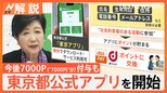 「デカい都庁をポケットに」東京都公式アプリを開始、今後7000ポイント付与も 本当の狙いは?【Nスタ解説】|TBS NEWS DIG