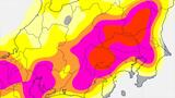 【関東甲信】8日昼過ぎ~夜遅く 大気の状態が非常に不安定 雷を伴った激しい雨や非常に激しい雨の降る所が【雨と風のシミュレーション・発雷確率】 | 山梨のニュース | UTYテレビ山梨