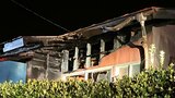 夜の住宅地で火事　住宅一棟が全焼　山梨|TBS NEWS DIG