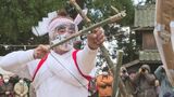 ユニークな化粧と動きで笑いの渦を巻き起こす 200年間伝わる諸田山神社御田植祭 大分 | 大分のニュース|OBS NEWS|大分放送
