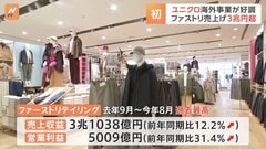「ユニクロ」のファストリ　売上高が初の3兆円超　海外事業が好調| TBS CROSS DIG with Bloomberg