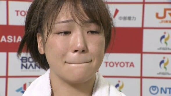 155連勝でストップした藤波朱理が涙「何もできなくて負けてしまいました。絶対強くなります!」【アジア大会】|TBS NEWS DIG